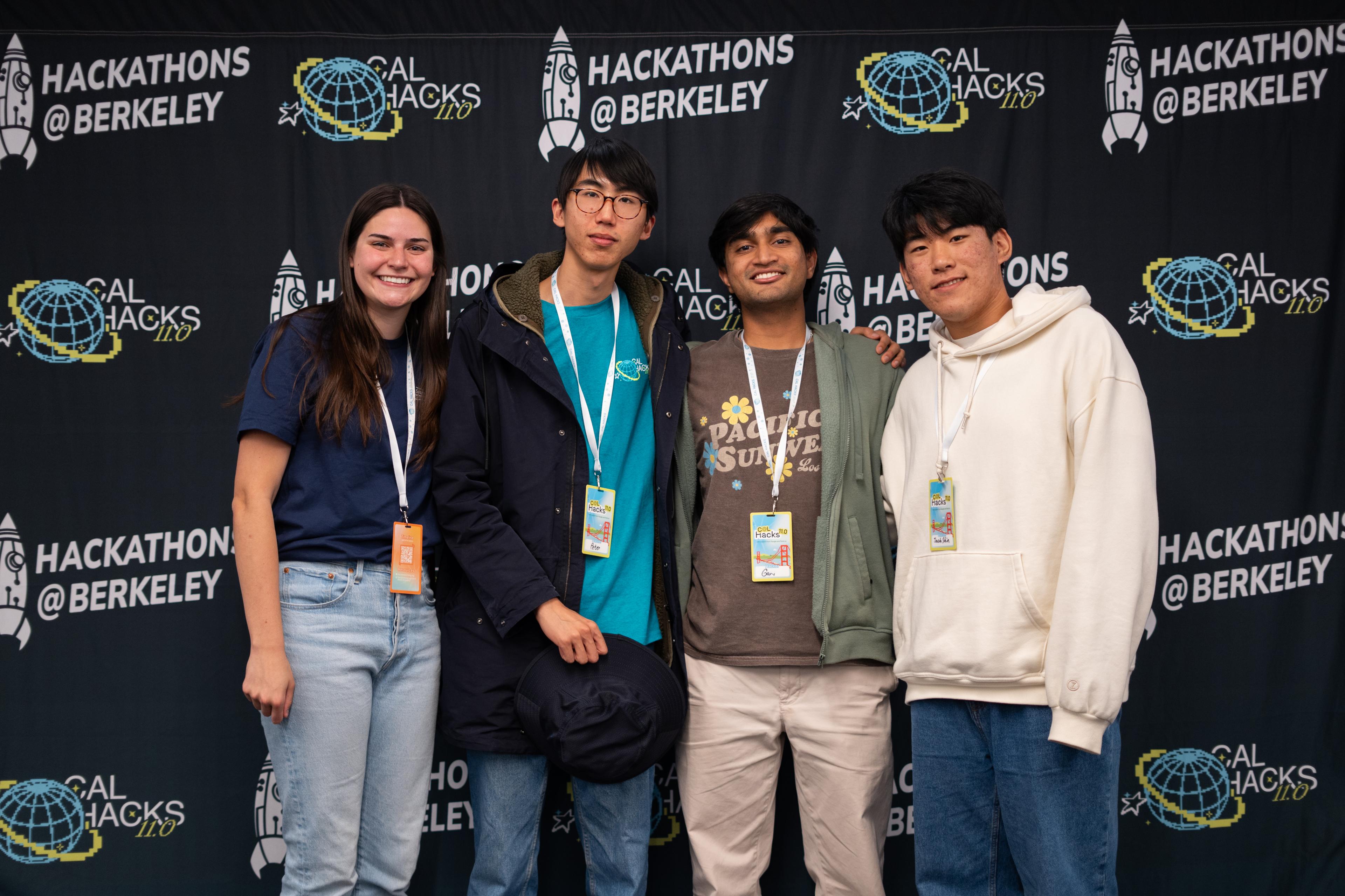 Jacob at CalHacks 12.0